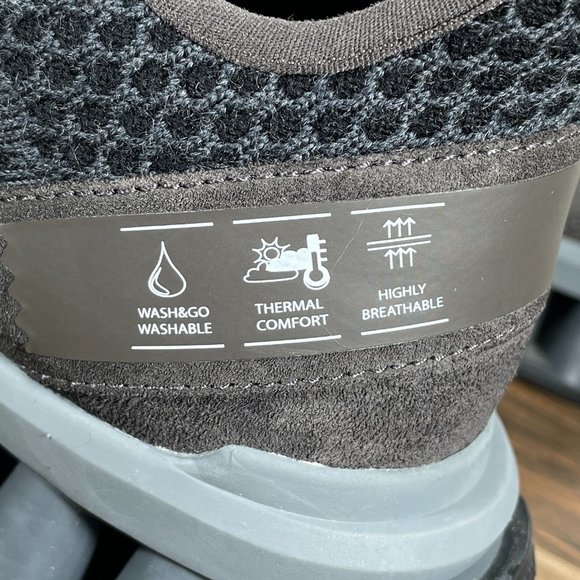 Z Zegna A-Maze Men's Size 10 Shoes Gray Black Techmerino Wool Vibram Sneaker - Picture 10 of 14